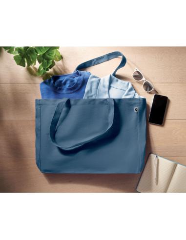 Bolsa de canvas reciclado Kutina con fuelle 280g/m2 colores PERSONALIZABLE