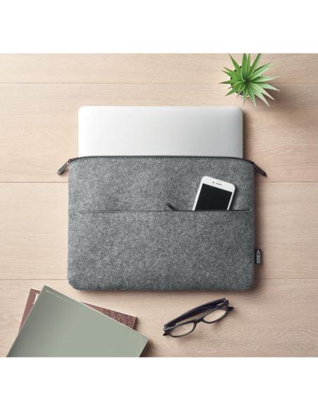 Bolsa de fieltro Tromso obtenido de botellas recicladas para portátil 14" PERSONALIZABLE
