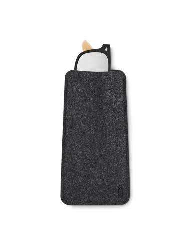 Funda para gafas de fieltro de RPET Skopje PERSONALIZABLE