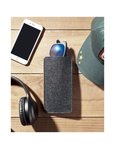 Funda para gafas de fieltro de RPET Skopje PERSONALIZABLE