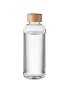 Botella de cristal con tapa de bambú Coslada sin BPA 650ml PERSONALIZABLE 2