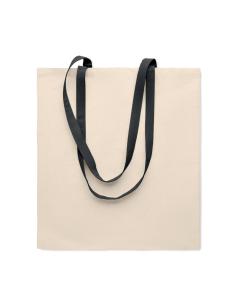 Bolsa Parla de algodón 140g/m2 asas de colores PERSONALIZABLE