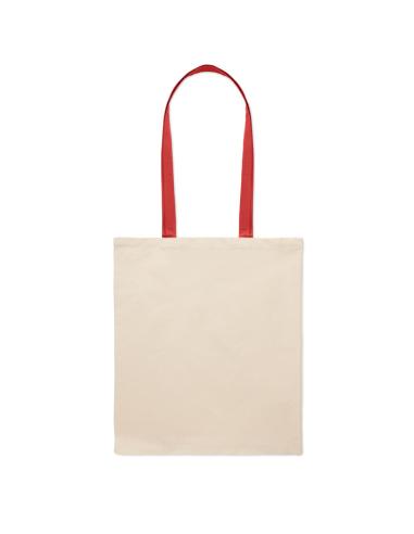 Bolsa Parla de algodón 140g/m2 asas de colores PERSONALIZABLE