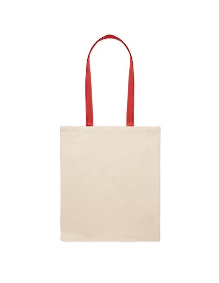 Bolsa Parla de algodón 140g/m2 asas de colores PERSONALIZABLE