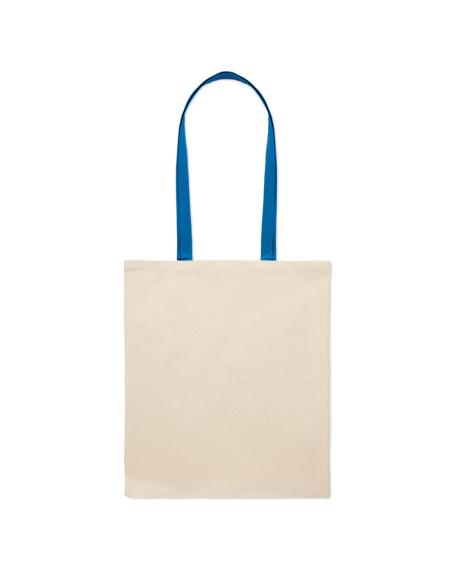 Bolsa Parla de algodón 140g/m2 asas de colores PERSONALIZABLE