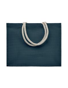 Bolsa de yute laminado Koblenz con fuelle y asas de algodón colores PERSONALIZABLE 2