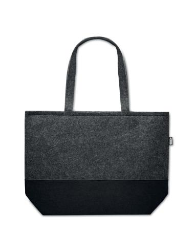Bolsa de fieltro obtenido de botellas recicladas Oldenburg con asas largas PERSONALIZABLE