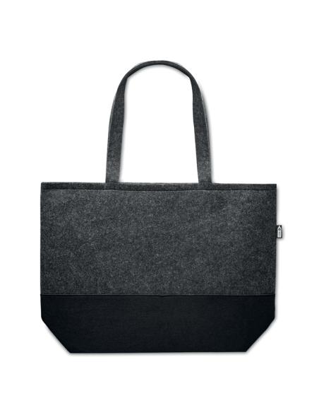 Bolsa de fieltro obtenido de botellas recicladas Oldenburg con asas largas PERSONALIZABLE