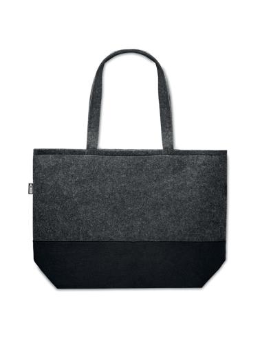 Bolsa de fieltro obtenido de botellas recicladas Oldenburg con asas largas PERSONALIZABLE