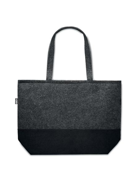 Bolsa de fieltro obtenido de botellas recicladas Oldenburg con asas largas PERSONALIZABLE