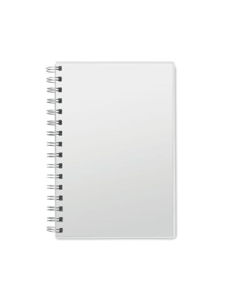 Libreta espiral A5 con cubierta de RPET Srinagar PERSONALIZABLE