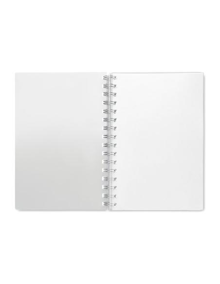 Libreta espiral A5 con cubierta de RPET Srinagar PERSONALIZABLE