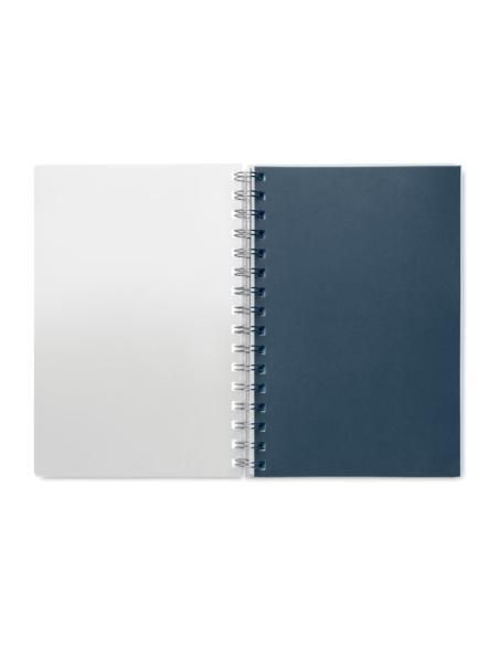 Libreta espiral A5 con cubierta de RPET Srinagar PERSONALIZABLE