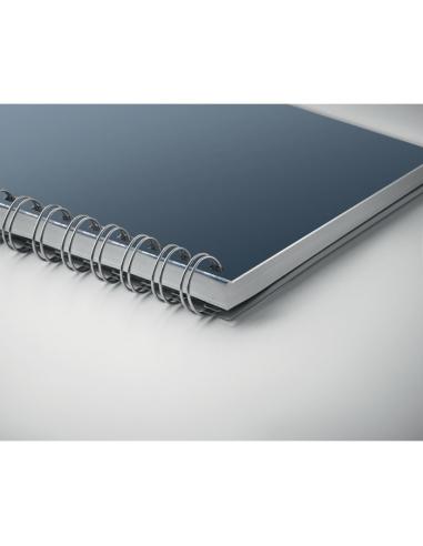 Libreta espiral A5 con cubierta de RPET Srinagar PERSONALIZABLE