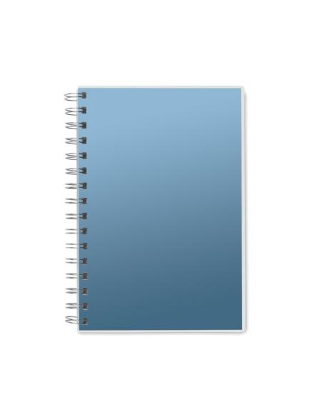 Libreta espiral A5 con cubierta de RPET Srinagar PERSONALIZABLE