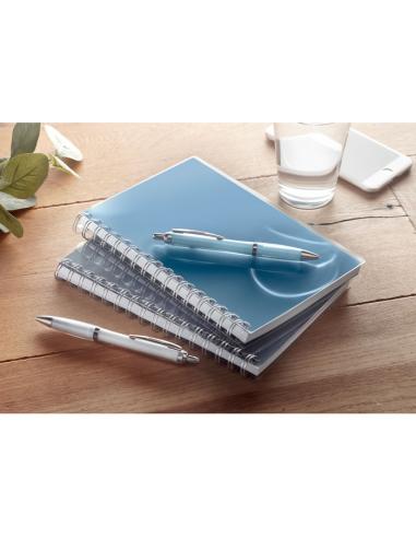 Libreta espiral A5 con cubierta de RPET Srinagar PERSONALIZABLE