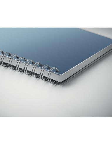 Libreta espiral A5 con cubierta de RPET Srinagar PERSONALIZABLE