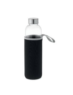 Botella de cristal con tapa de acero inox Sapporo sin BPA y funda de neopreno 750ml PERSONALIZABLE