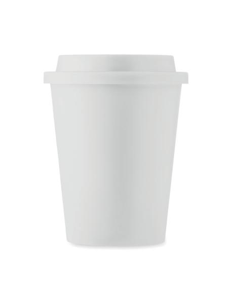 Vaso térmico de PP Offenbach doble capa sin BPA 300ml con boquilla PERSONALIZABLE