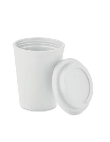 Vaso térmico de PP Offenbach doble capa sin BPA 300ml con boquilla PERSONALIZABLE
