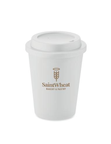 Vaso térmico de PP Offenbach doble capa sin BPA 300ml con boquilla PERSONALIZABLE