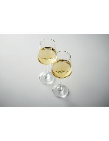 Juego de 2 copas de vino de cristal Monaco 400ml PERSONALIZABLE