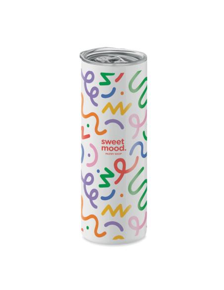 Vaso térmico de acero inoxidable Sale doble capa sublimación sin BPA 590ml PERSONALIZABLE