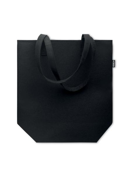 Bolsa de fieltro obtenido de botellas recicladas Rishon con asas largas PERSONALIZABLE