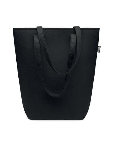 Bolsa de fieltro obtenido de botellas recicladas Rishon con asas largas PERSONALIZABLE