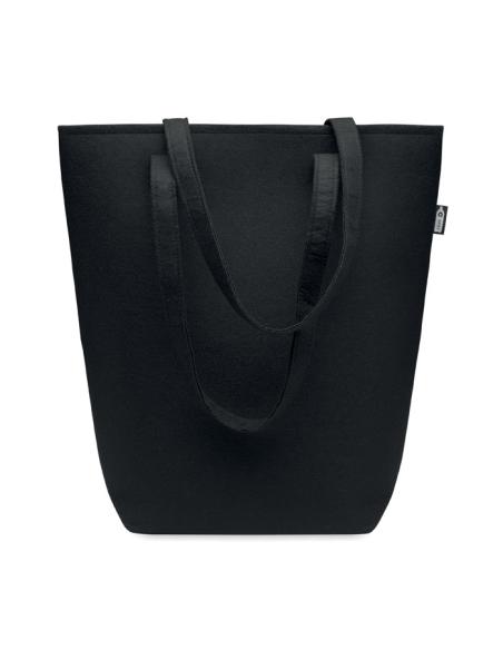 Bolsa de fieltro obtenido de botellas recicladas Rishon con asas largas PERSONALIZABLE