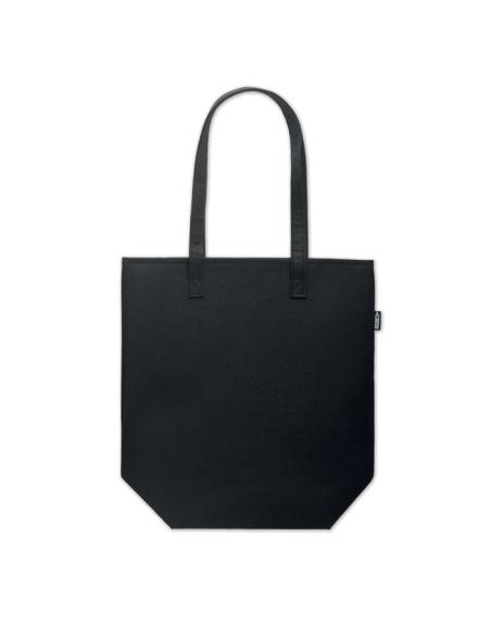 Bolsa de fieltro obtenido de botellas recicladas Rishon con asas largas PERSONALIZABLE