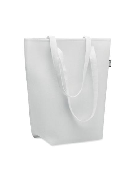 Bolsa de fieltro obtenido de botellas recicladas Rishon con asas largas PERSONALIZABLE