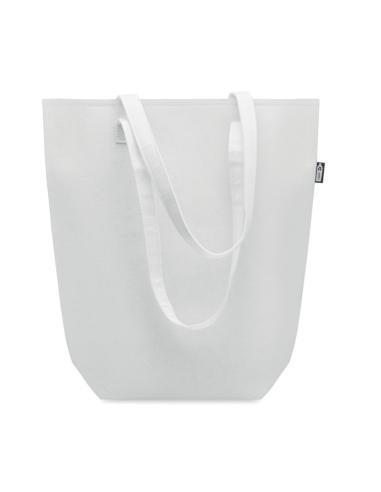 Bolsa de fieltro obtenido de botellas recicladas Rishon con asas largas PERSONALIZABLE