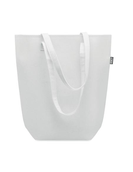 Bolsa de fieltro obtenido de botellas recicladas Rishon con asas largas PERSONALIZABLE
