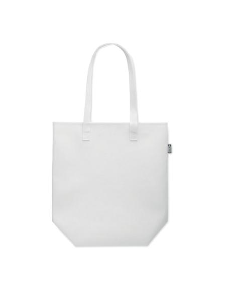 Bolsa de fieltro obtenido de botellas recicladas Rishon con asas largas PERSONALIZABLE