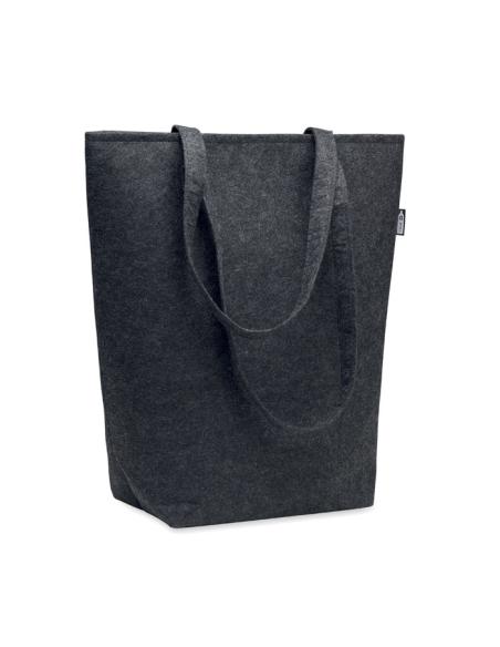 Bolsa de fieltro obtenido de botellas recicladas Rishon con asas largas PERSONALIZABLE