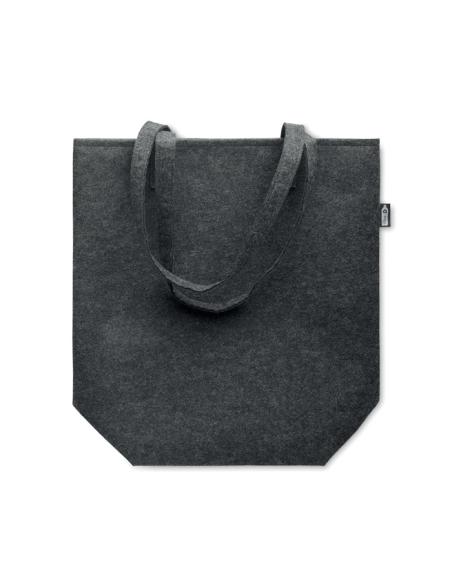 Bolsa de fieltro obtenido de botellas recicladas Rishon con asas largas PERSONALIZABLE
