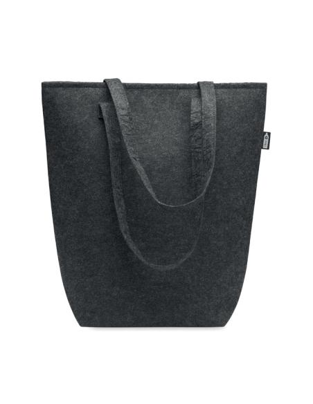 Bolsa de fieltro obtenido de botellas recicladas Rishon con asas largas PERSONALIZABLE