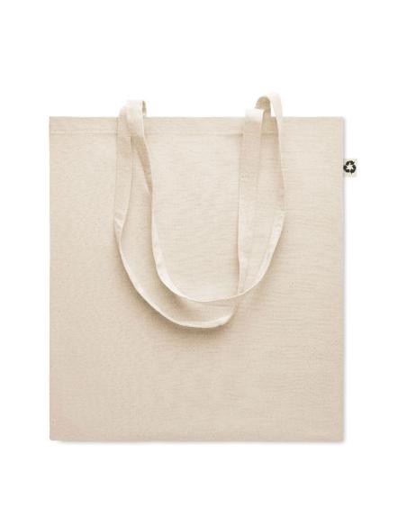 Bolsa de tela San Fernando algodón reciclado 140g/m2 natur asas largas PERSONALIZABLE