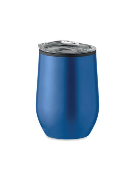 Vaso de acero inoxidable Gütersloh doble capa, interior PP 350ml PERSONALIZABLE