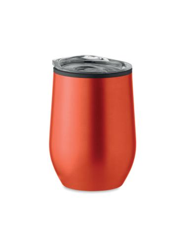 Vaso de acero inoxidable Gütersloh doble capa, interior PP 350ml PERSONALIZABLE