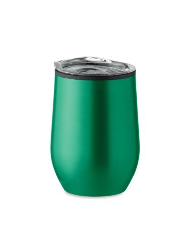 Vaso de acero inoxidable Gütersloh doble capa, interior PP 350ml PERSONALIZABLE
