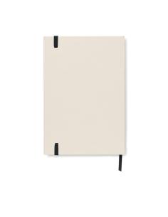 Libreta A5 Bekasi con tapa de tetrabricks reciclados, marca-páginas y banda elástica en colores PERSONALIZABLE 2