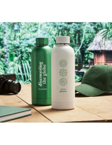 Botella agua de acero inoxidable reciclado Nin de doble capa sin BPA 500ml PERSONALIZABLE