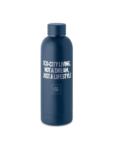 Botella agua de acero inoxidable reciclado Nin de doble capa sin BPA 500ml PERSONALIZABLE