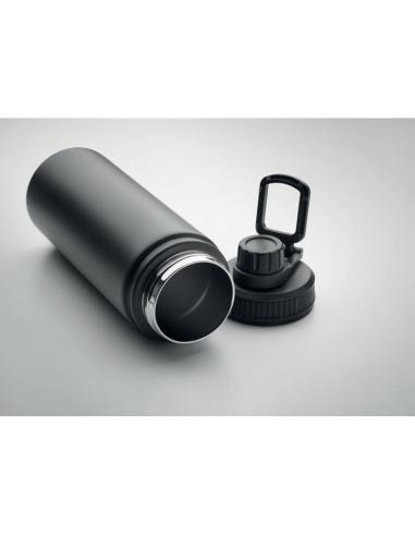 Botella agua de acero inoxidable Mbabane doble capa sin BPA asa y boquilla 500ml PERSONALIZABLE