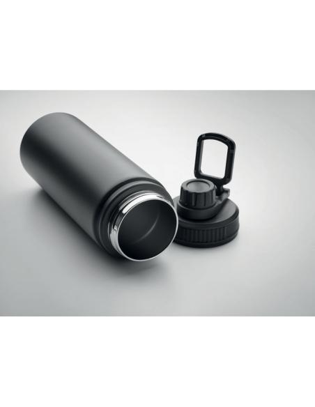 Botella agua de acero inoxidable Mbabane doble capa sin BPA asa y boquilla 500ml PERSONALIZABLE