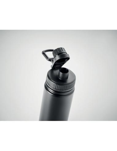 Botella agua de acero inoxidable Mbabane doble capa sin BPA asa y boquilla 500ml PERSONALIZABLE