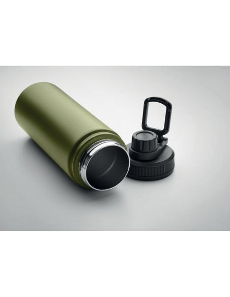 Botella agua de acero inoxidable Mbabane doble capa sin BPA asa y boquilla 500ml PERSONALIZABLE