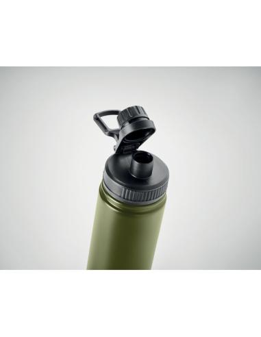 Botella agua de acero inoxidable Mbabane doble capa sin BPA asa y boquilla 500ml PERSONALIZABLE